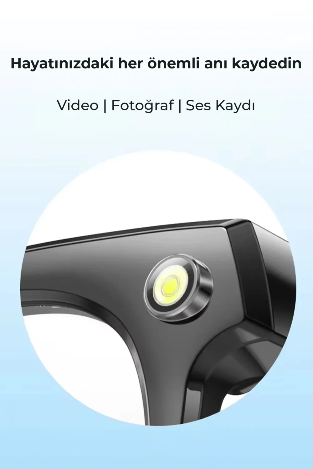 Pro Max Akıllı Gözlük Kameralı Yapay Zeka,müzik Dinleme,telefon İle Konuşma Bluetooth