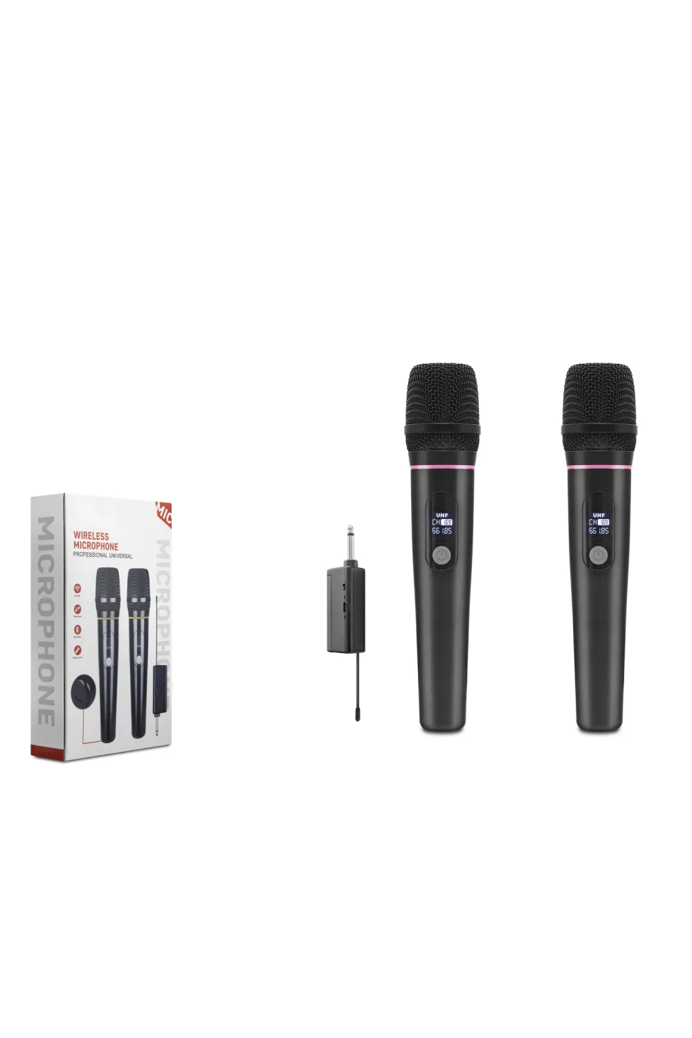 Profesyonel Kablosuz Uhf 2’Li̇ Mi̇krofon Seti̇ - 6.35Mm - Si̇yah HDX2791
