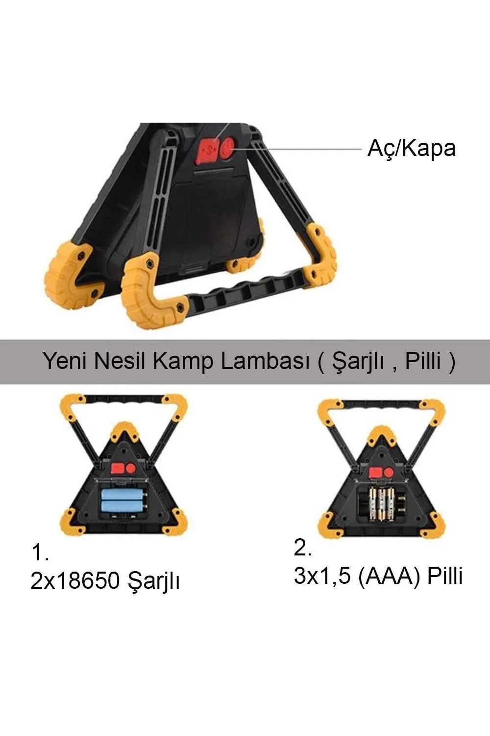 Profesyonel Kamp - Araba Lambası Bm-610/ Wt