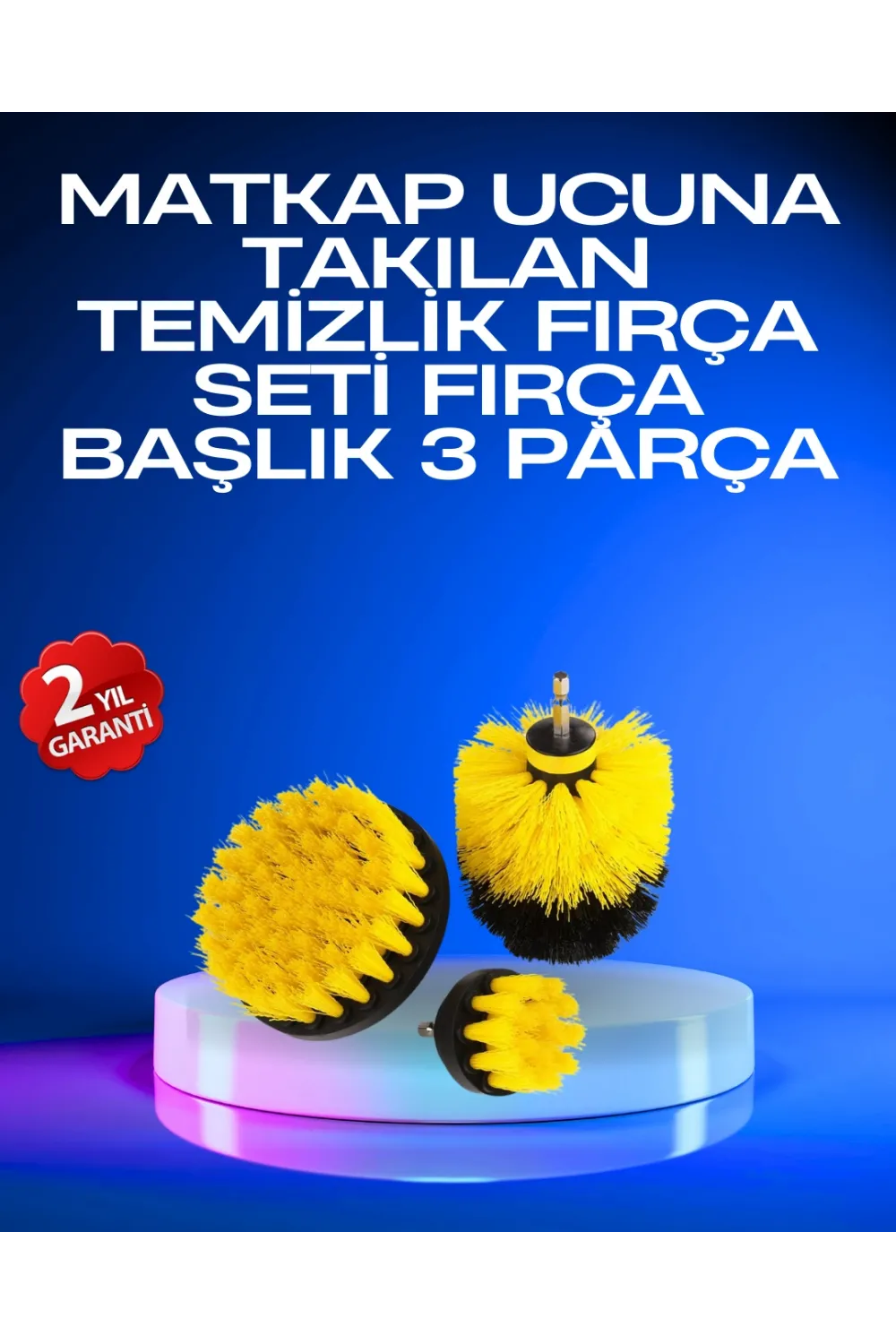 Profesyonel Matkap Ucu Temizlik Fırçası 3’lü Set