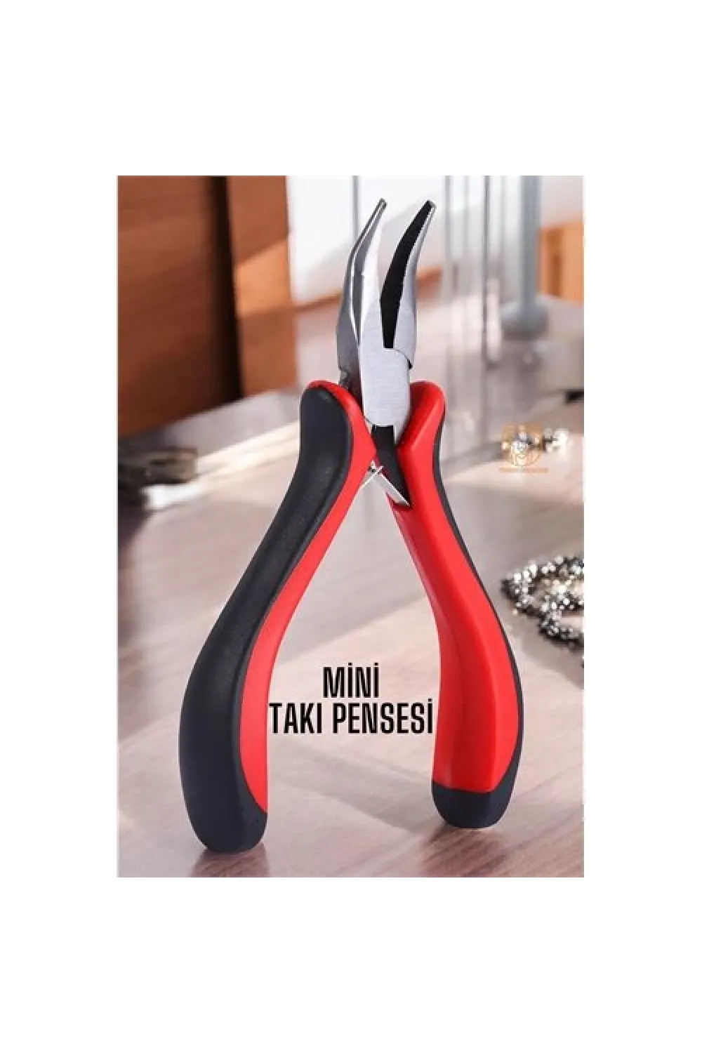 Profesyonel Mini Eğri Kargaburun Takı Pensesi 720833