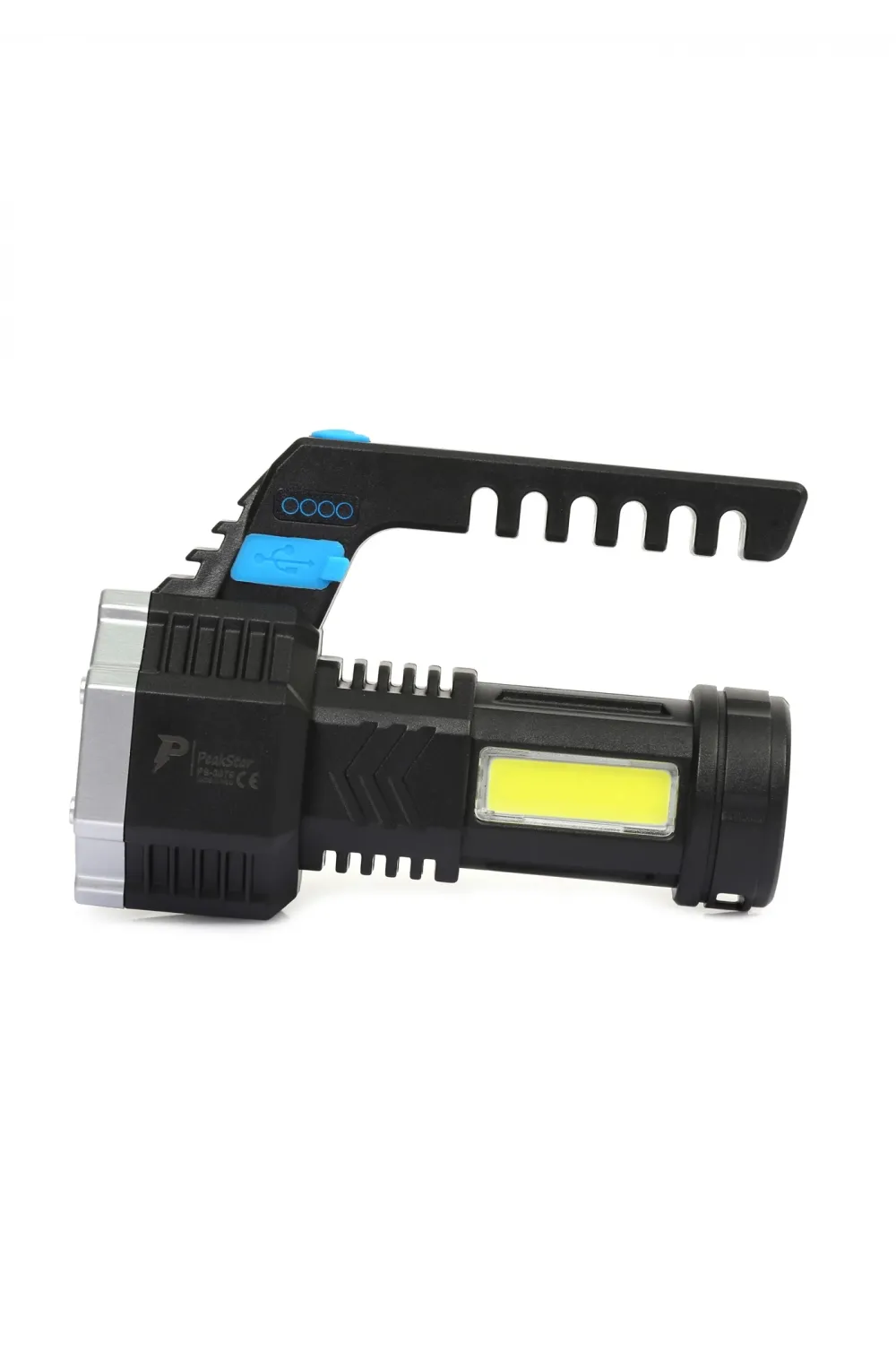 Ps-3879 Usb Şarj Göstergeli Şarj Edilebilir 7*xpe +cob Led El Feneri