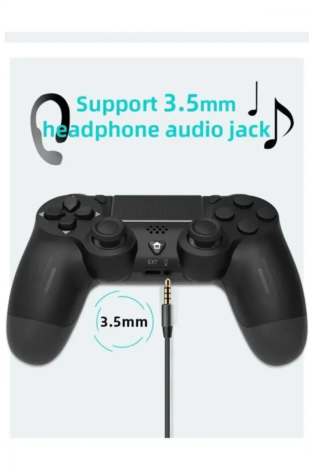 Ps4 Kol Wireless Bt Kablosuz Oyun Kolu Ps4 Joystick Tablet Telefon Pc Uyumlu Titreşimli Oyun Kolu