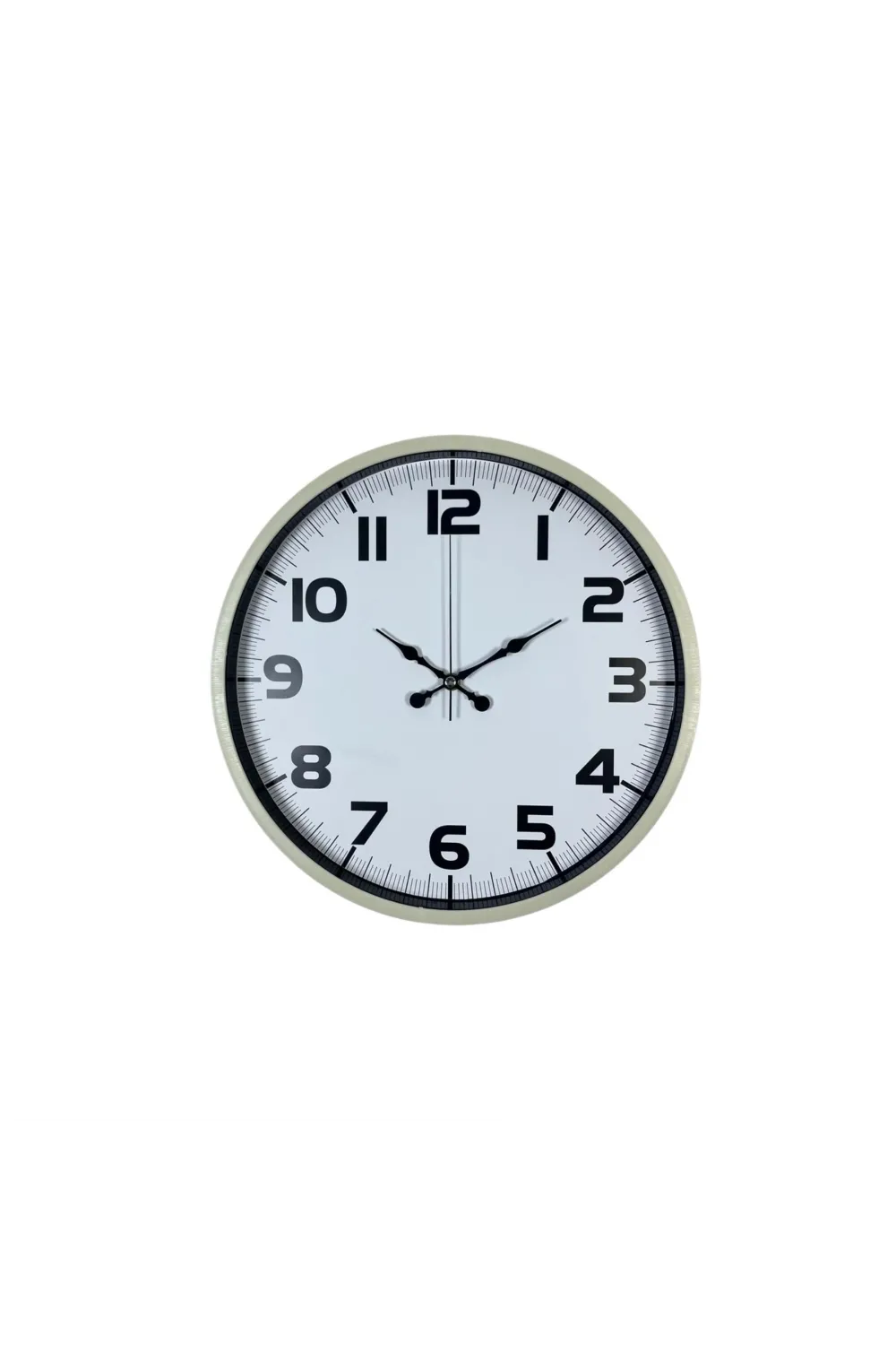 Pure Krem 36 Cm Klasik Duvar Saati