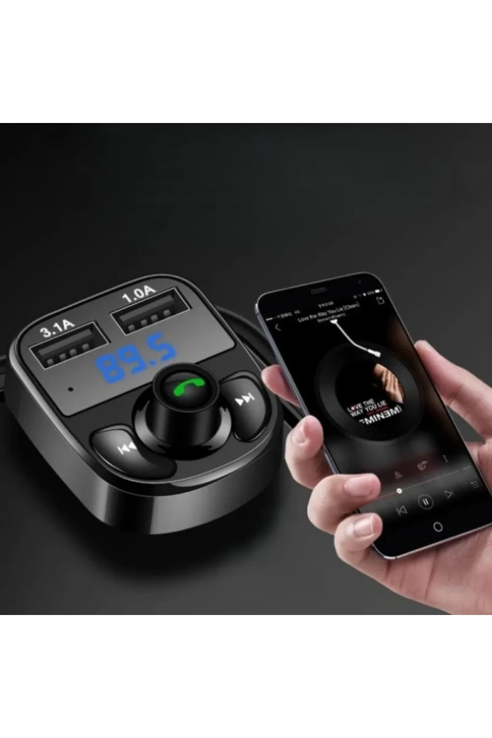 QC 3.1A USB & PD /TF FM Transmitter