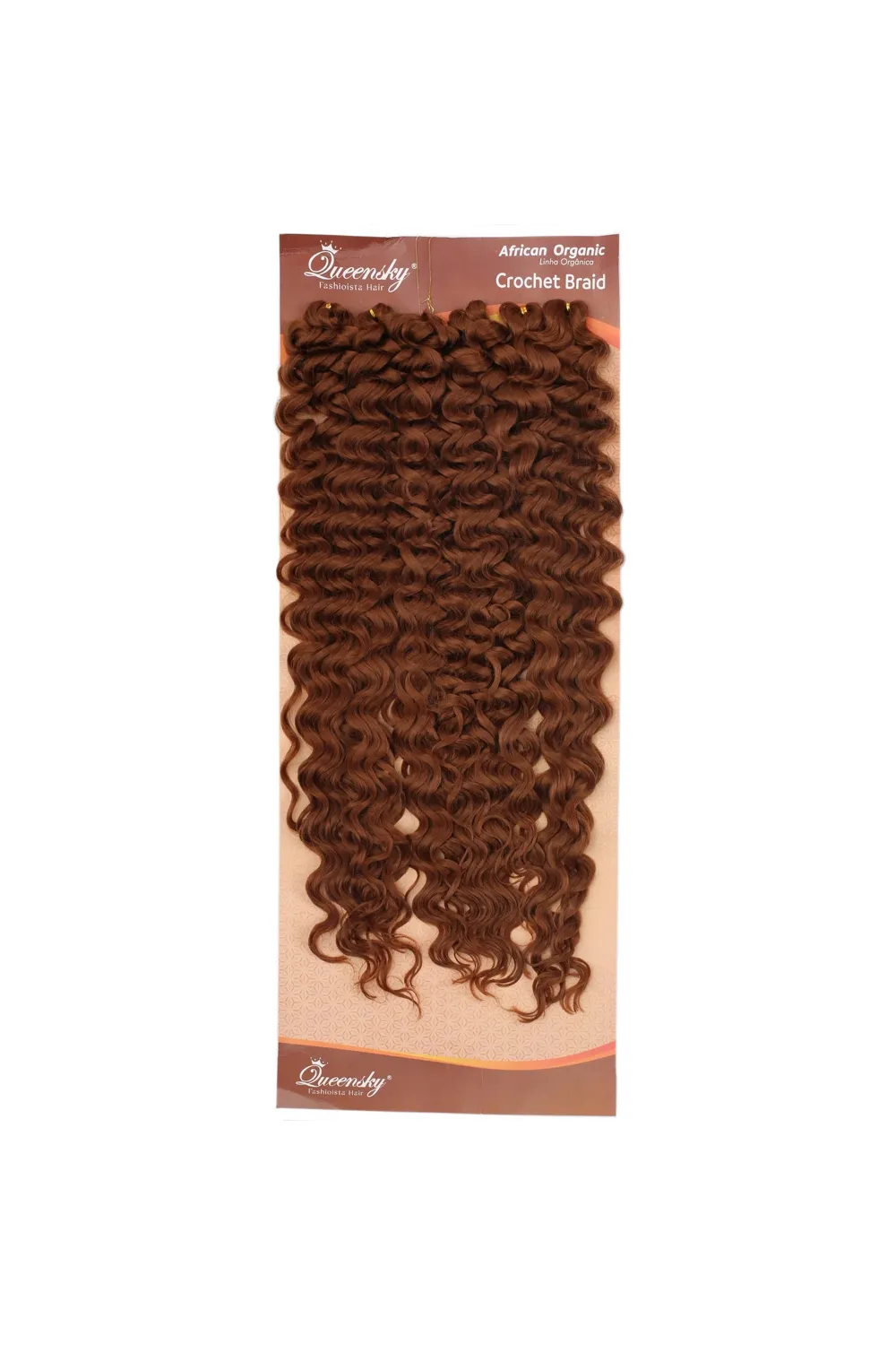 QueenSky Afro Dalgası Saç - 75cm - 240gr - Bakır