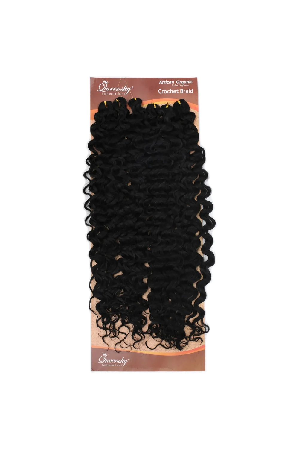 QueenSky Afro Dalgası Saç - 75cm - 240gr - Siyah