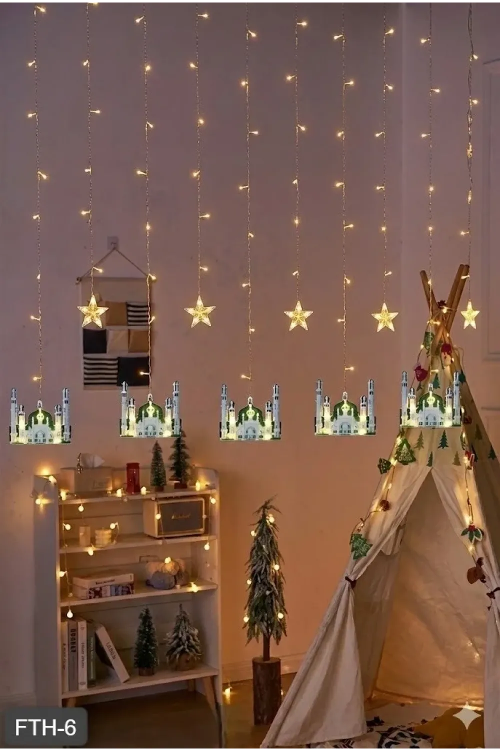 Ramazan Perde LED Işık 3 Metre