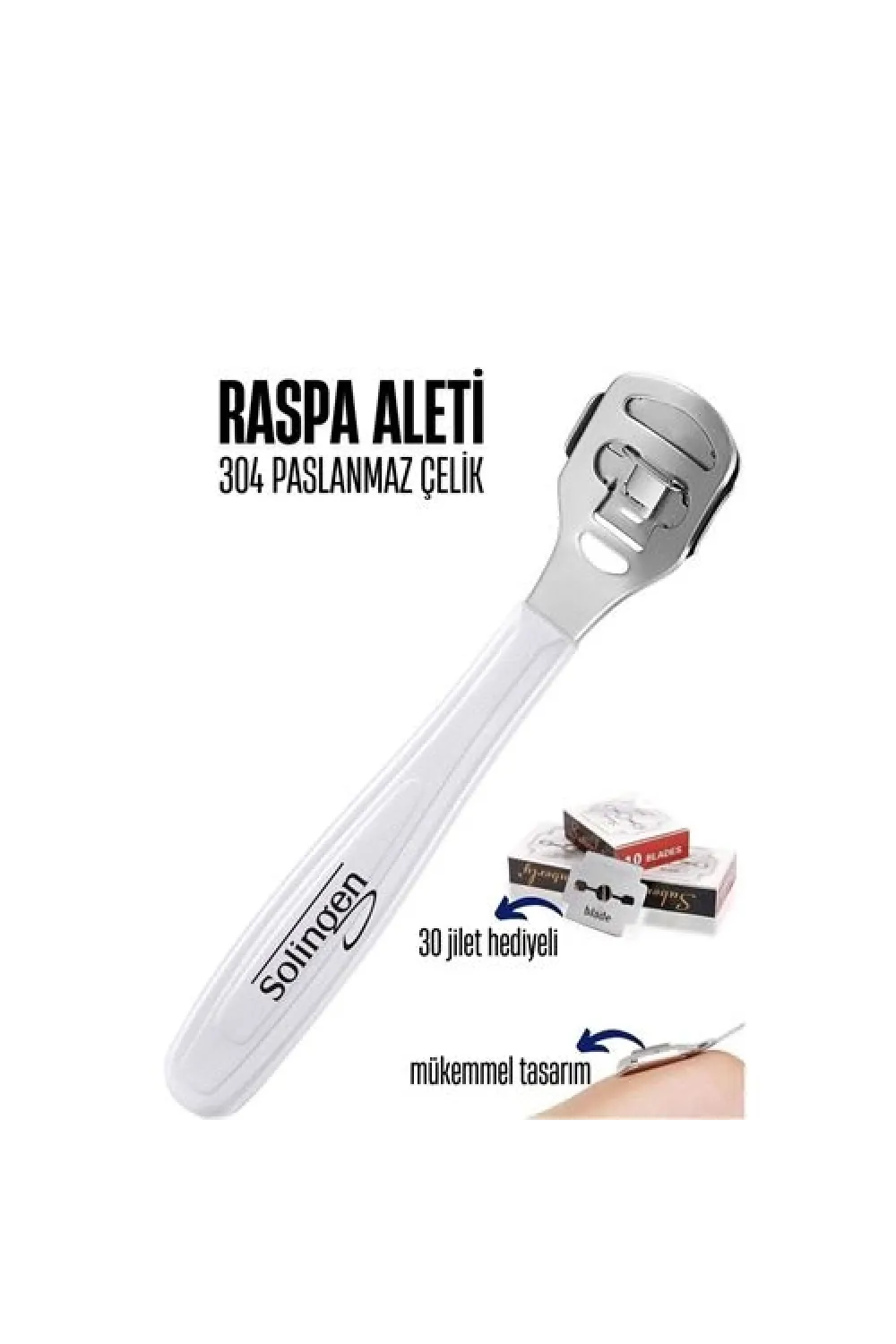 Raspa Aleti 30 Jilet Yedekli Solingen Profesyonel 718813