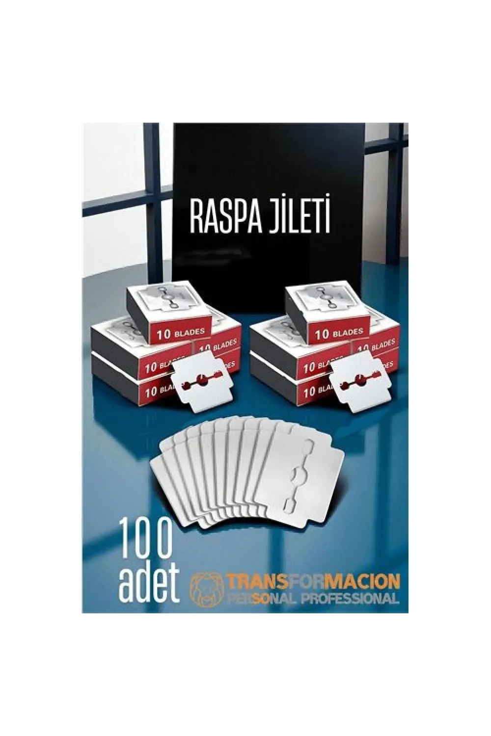 Raspa Topuk Jileti 100 lu PAKET  Ayak Taban Nasır Yedek Jileti