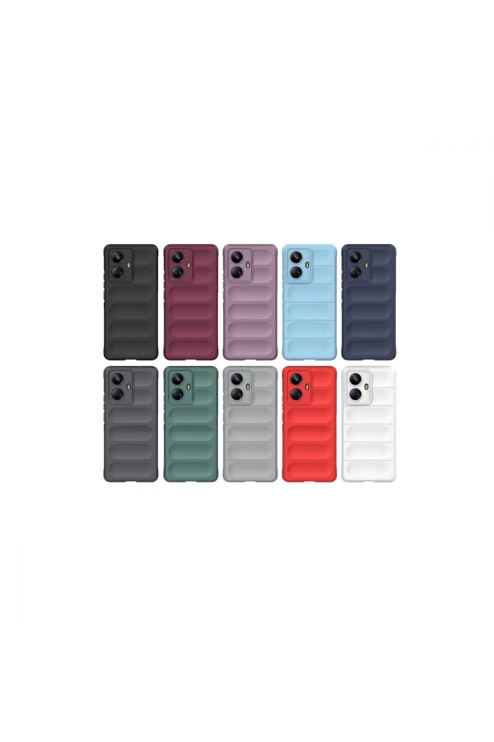 Realme 10 Pro 5g Kılıf Optimum Silikon - Krem