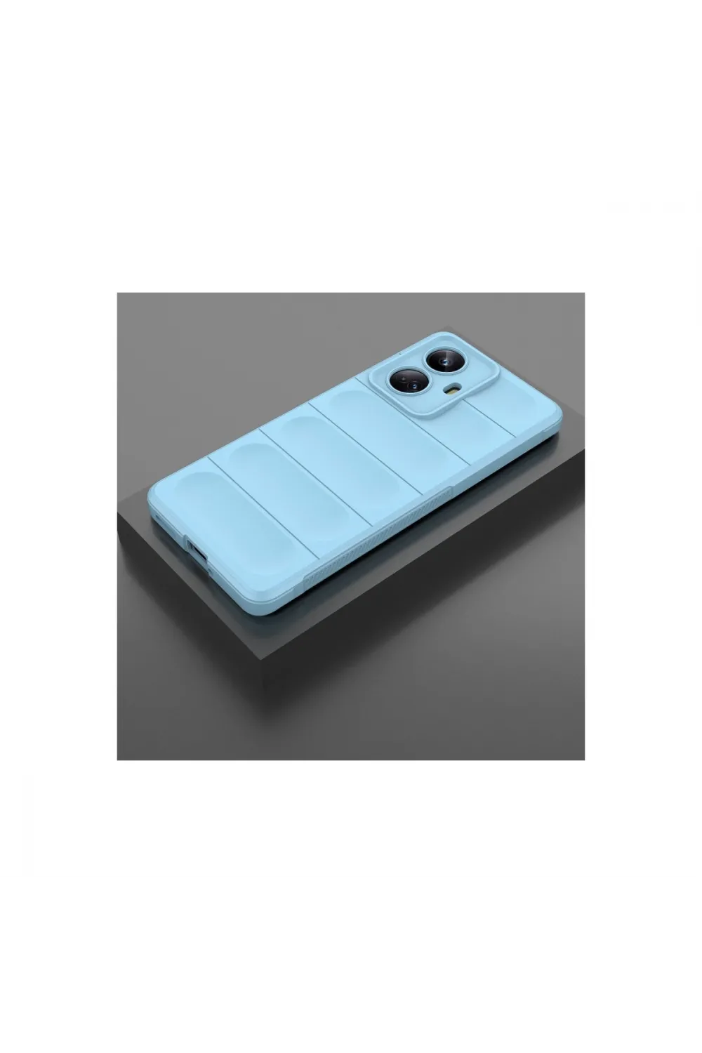 Realme 10 Pro 5g Kılıf Optimum Silikon - Sky Blue