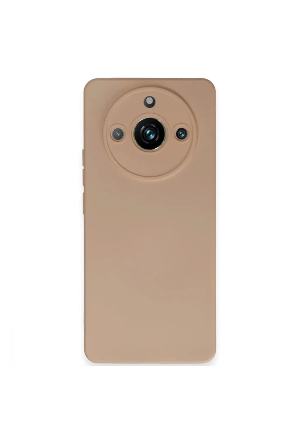 Realme 11 Pro Kılıf Nano İçi Kadife Silikon - Pudra