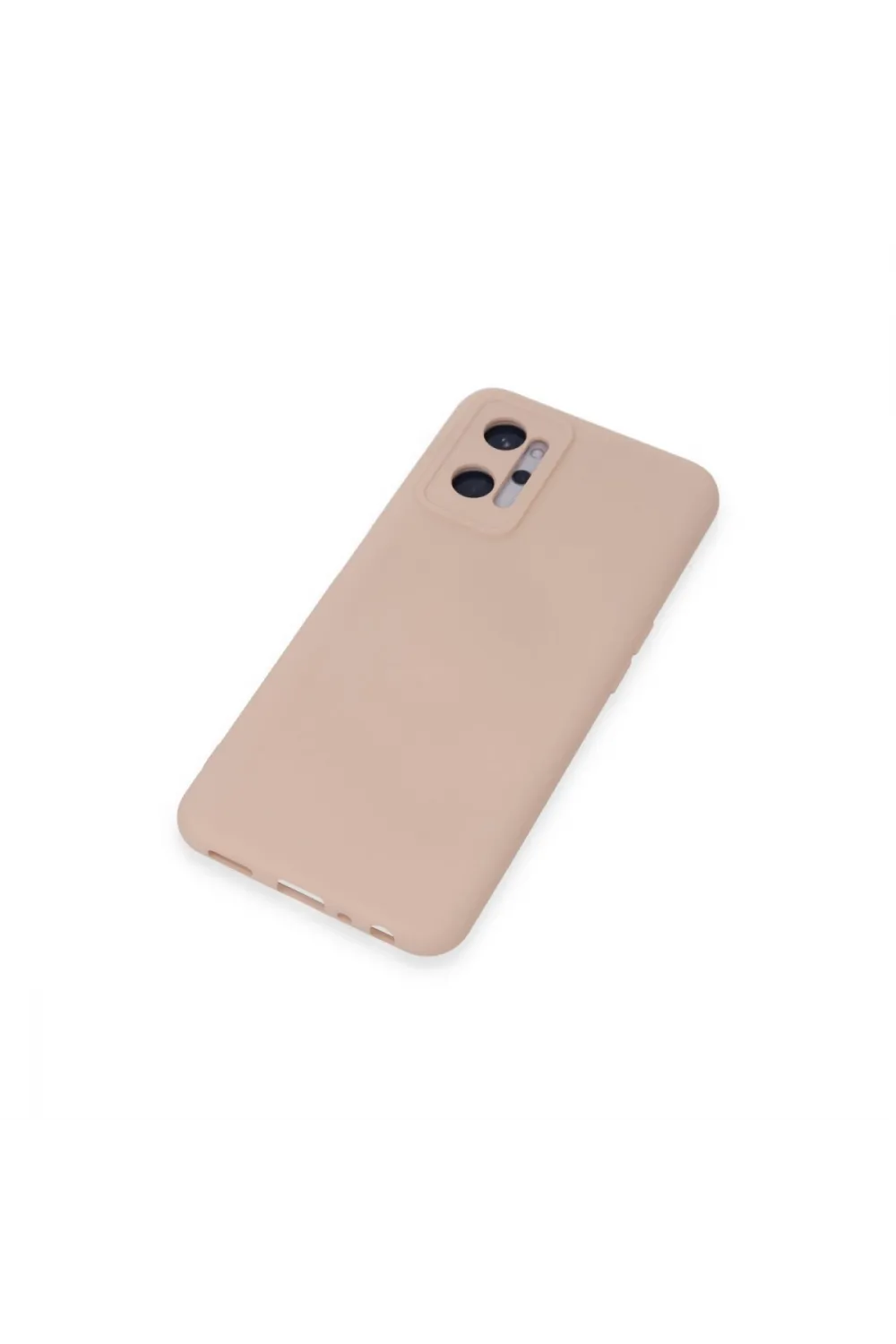 Realme 9i 4g Kılıf Nano İçi Kadife Silikon - Pudra