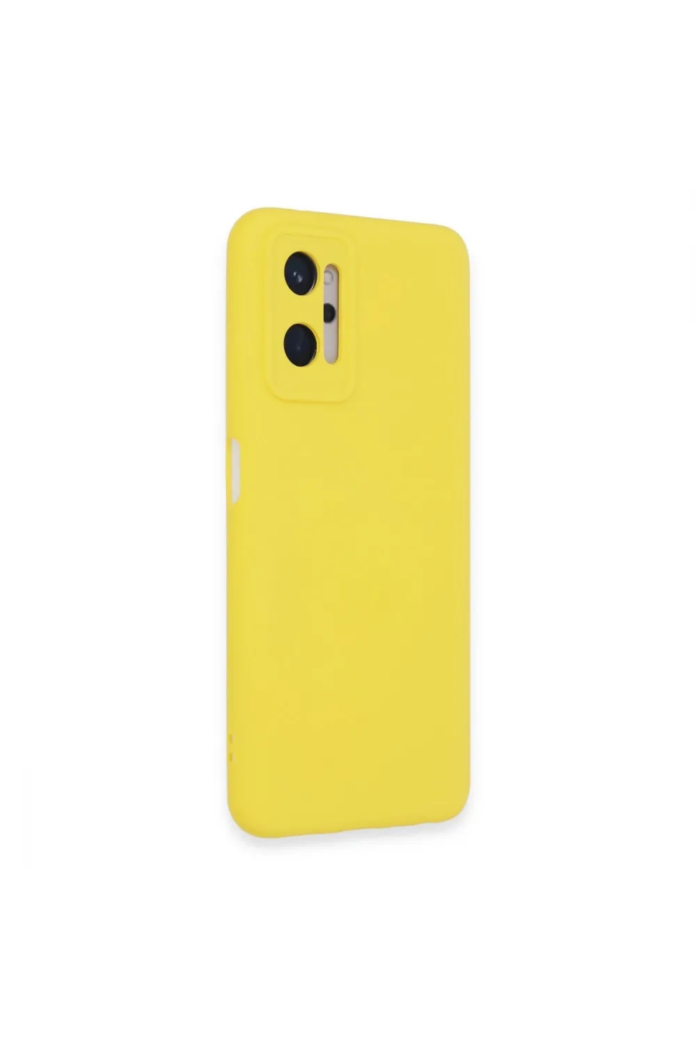 Realme 9i 4g Kılıf Nano İçi Kadife Silikon - Sarı