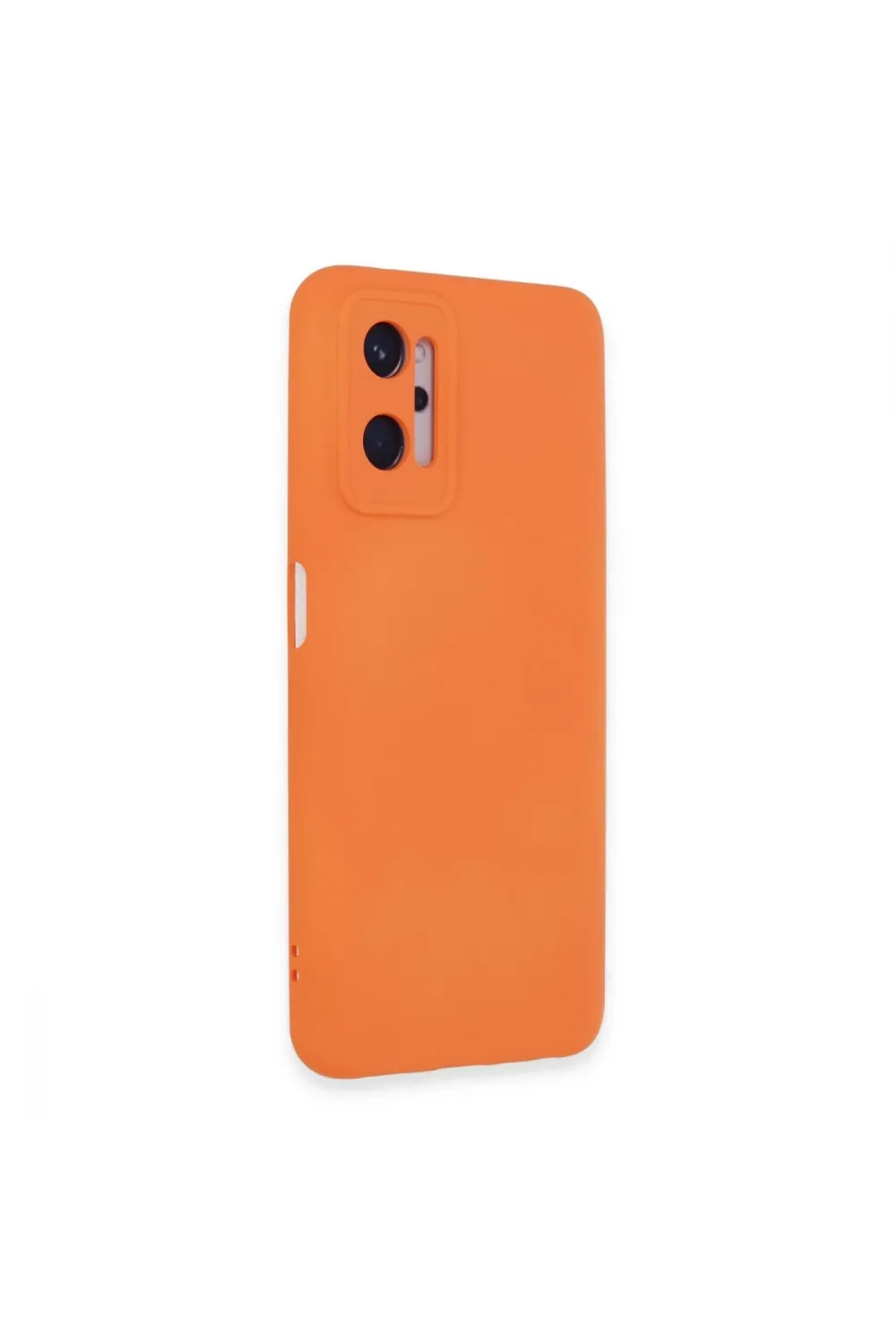 Realme 9i 4g Kılıf Nano İçi Kadife Silikon - Turuncu