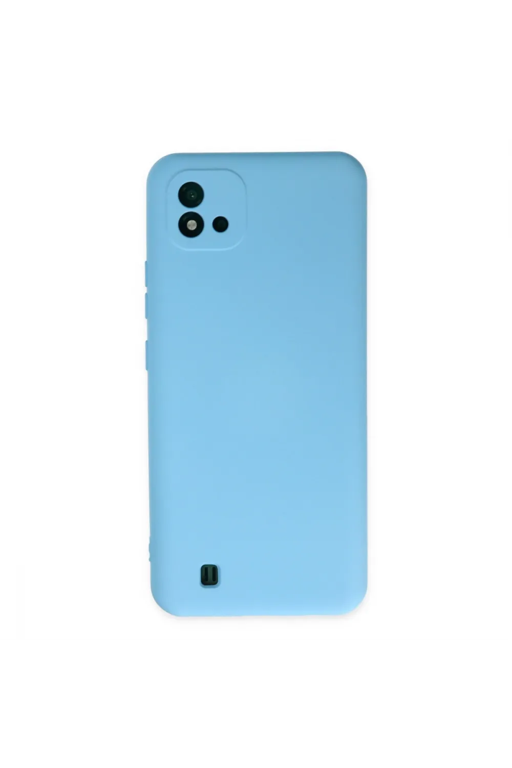Realme C11 2021 Kılıf Nano İçi Kadife Silikon - Mavi