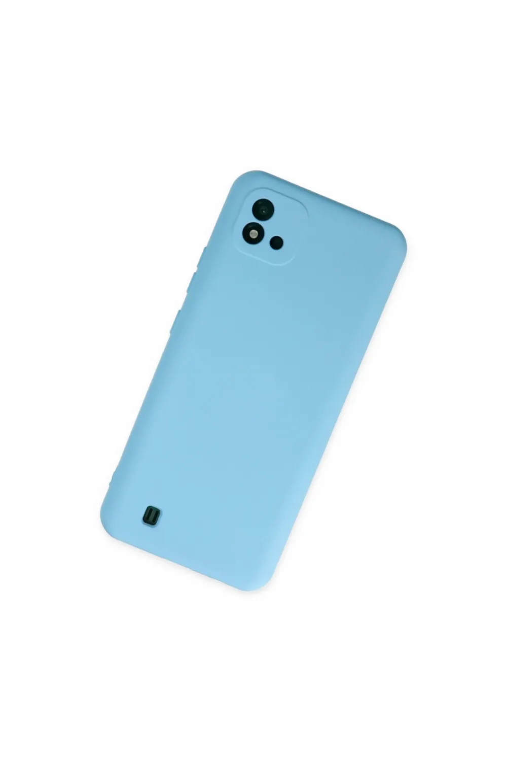 Realme C11 2021 Kılıf Nano İçi Kadife Silikon - Mavi