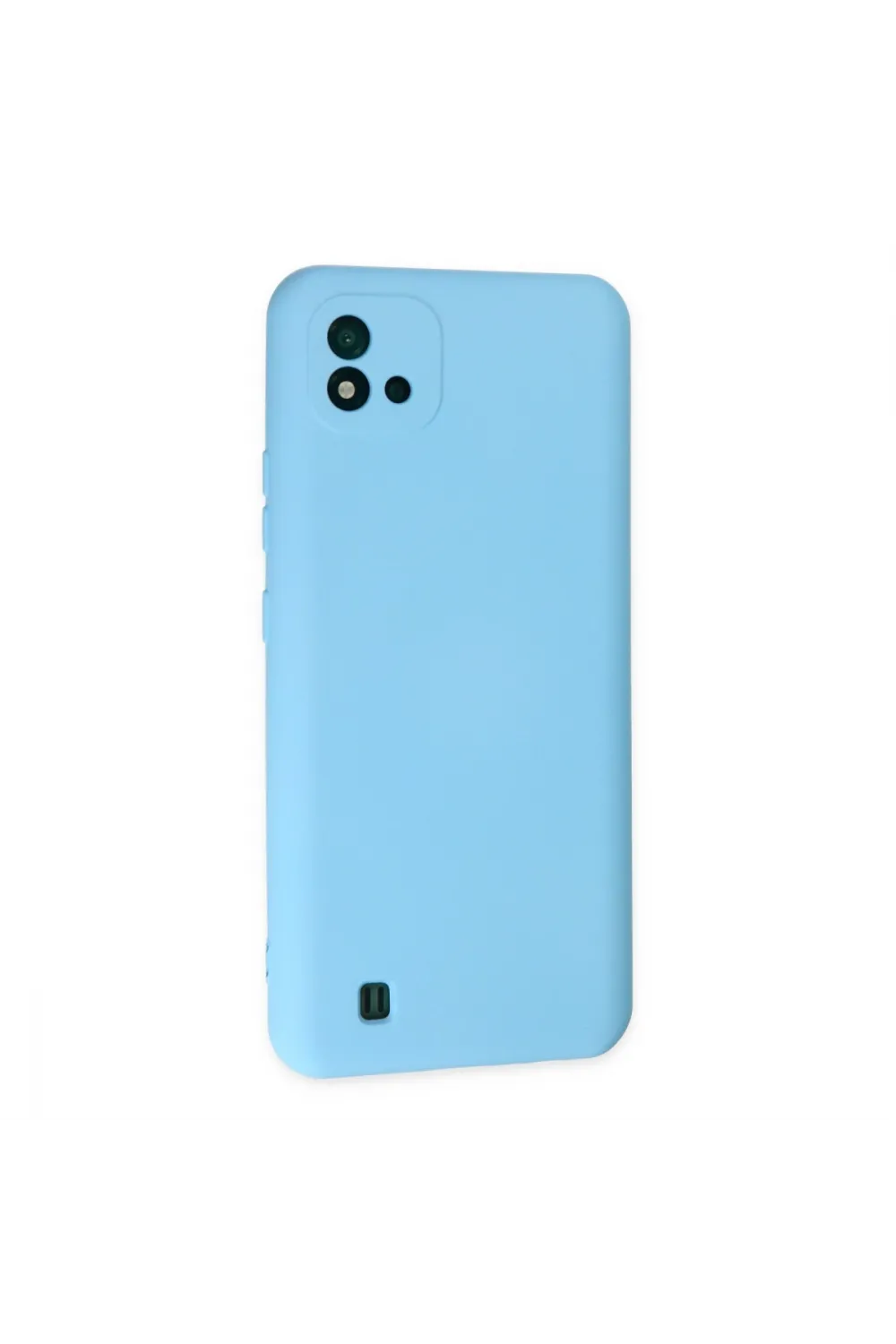 Realme C11 2021 Kılıf Nano İçi Kadife Silikon - Mavi