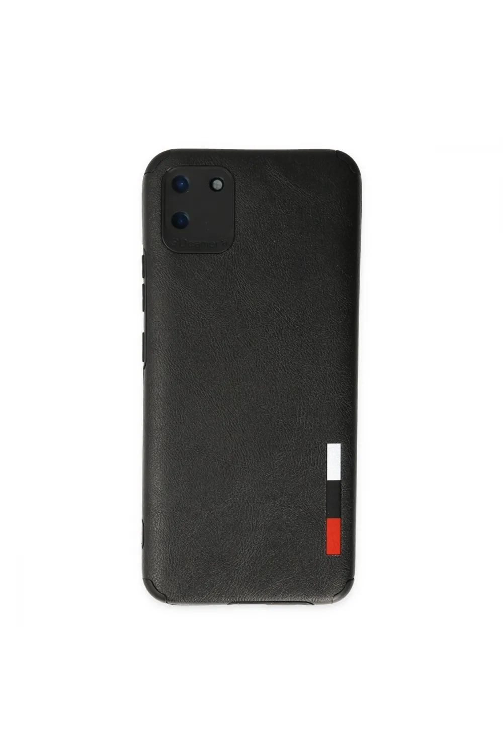 Realme C11 Kılıf Loop Deri Silikon - Siyah