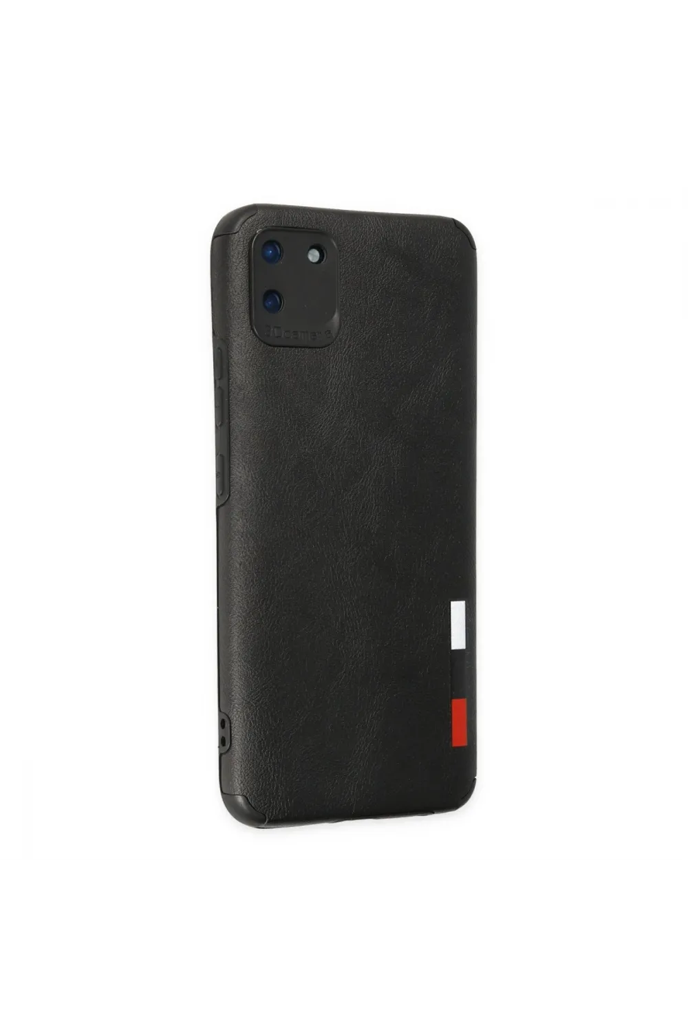 Realme C11 Kılıf Loop Deri Silikon - Siyah