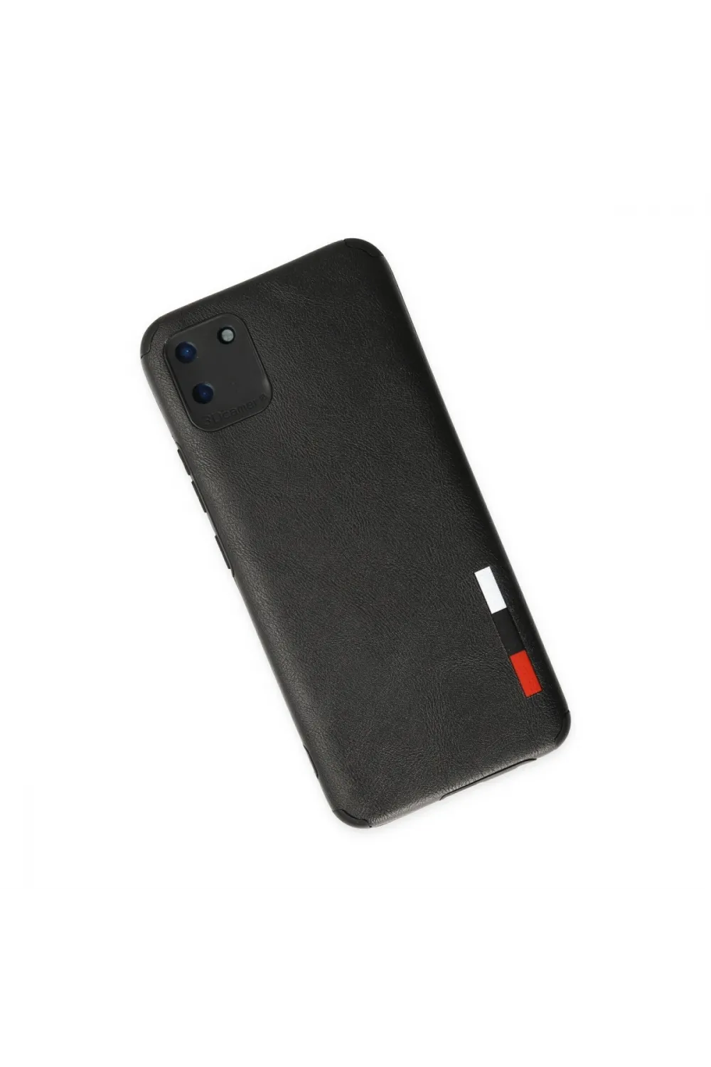 Realme C11 Kılıf Loop Deri Silikon - Siyah