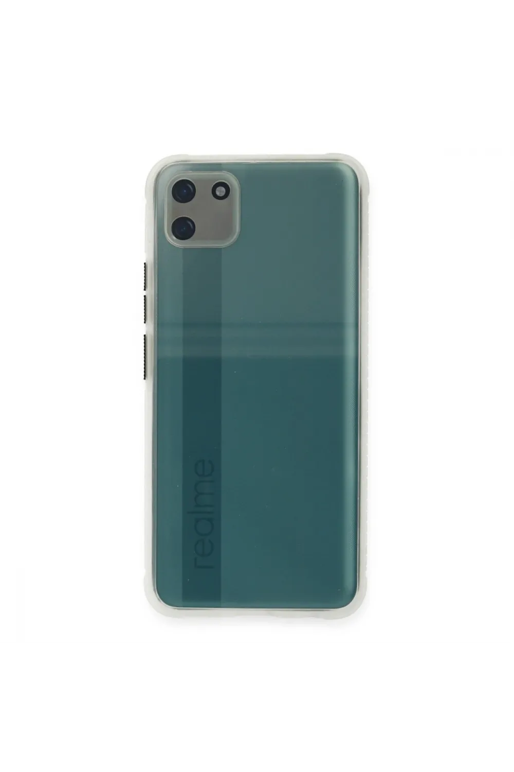 Realme C11 Kılıf Miami Şeffaf Silikon - Şeffaf