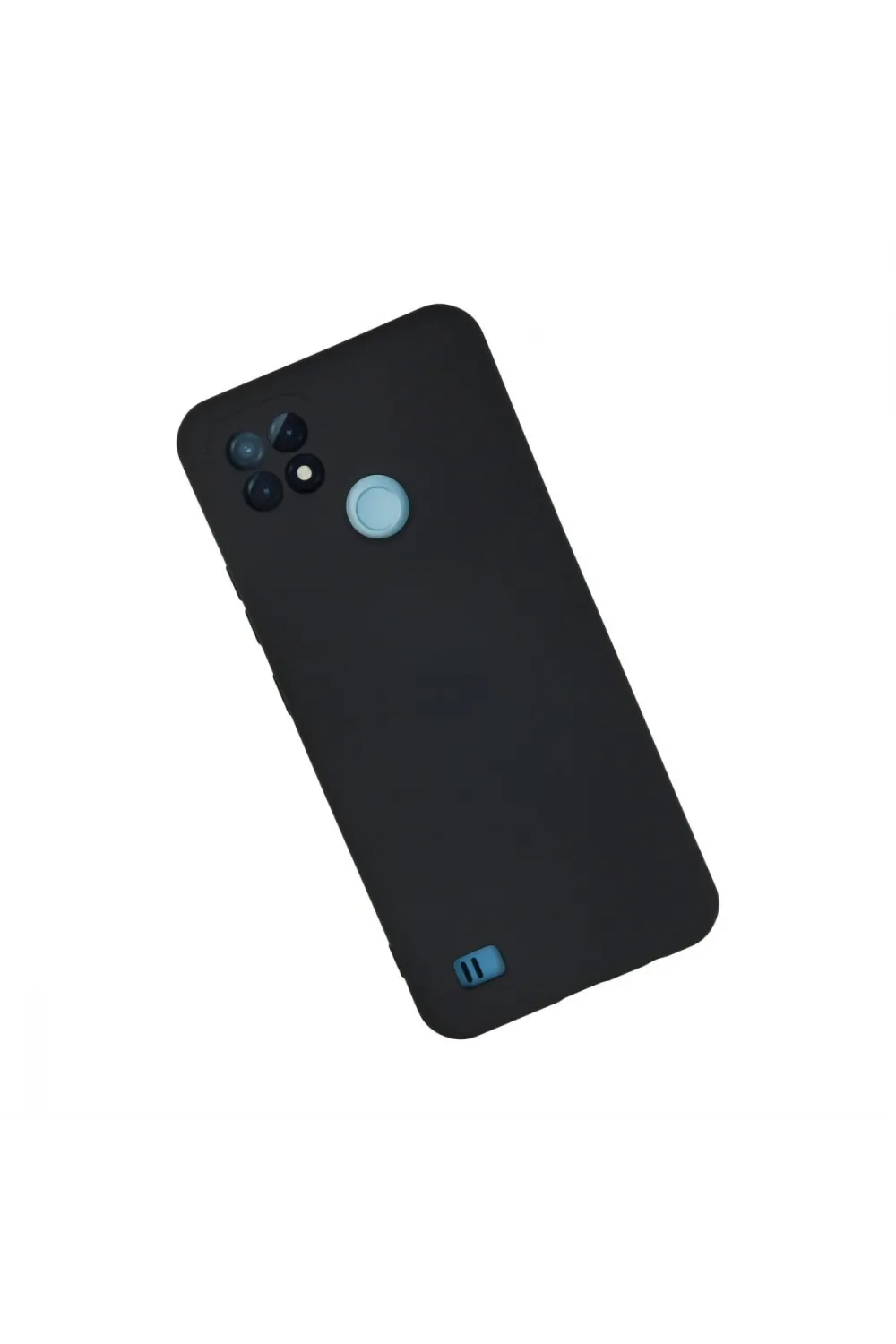 Realme C21 Kılıf Nano İçi Kadife Silikon - Lacivert