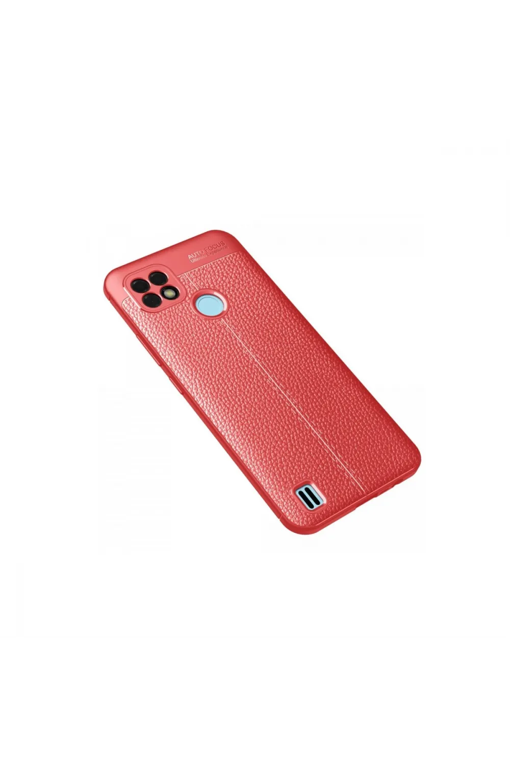 Realme C25 Kılıf Auto Focus Kapak - Kırmızı
