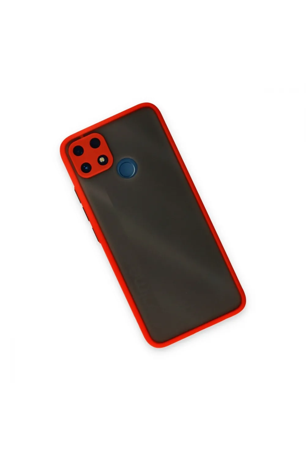 Realme C25 Kılıf Montreal Silikon Kapak - Kırmızı