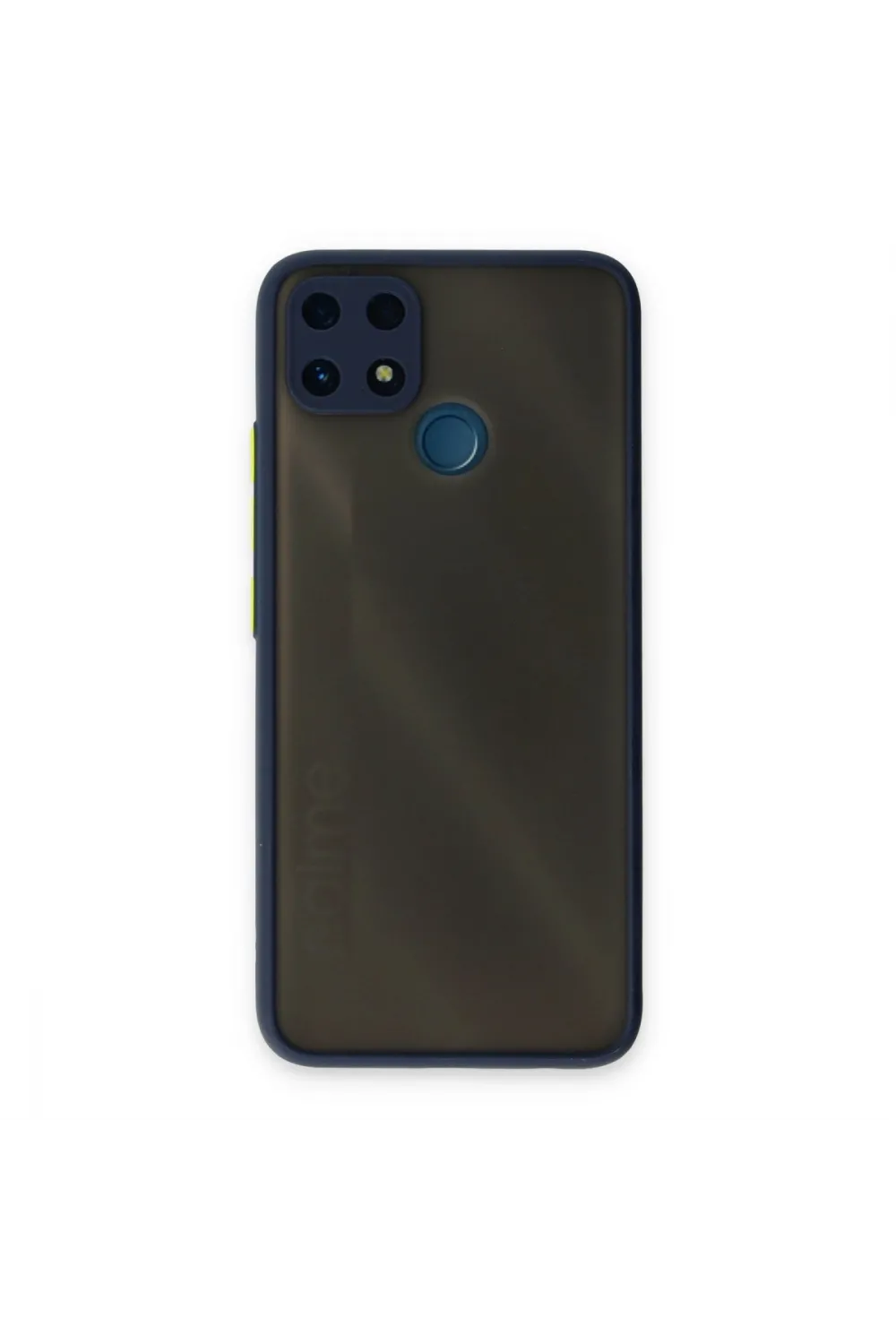 Realme C25 Kılıf Montreal Silikon Kapak - Lacivert