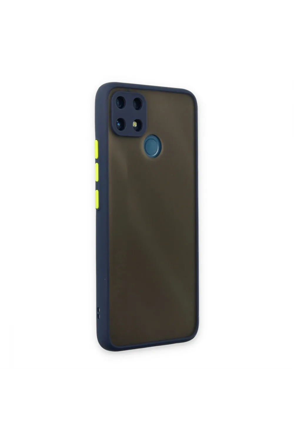 Realme C25 Kılıf Montreal Silikon Kapak - Lacivert