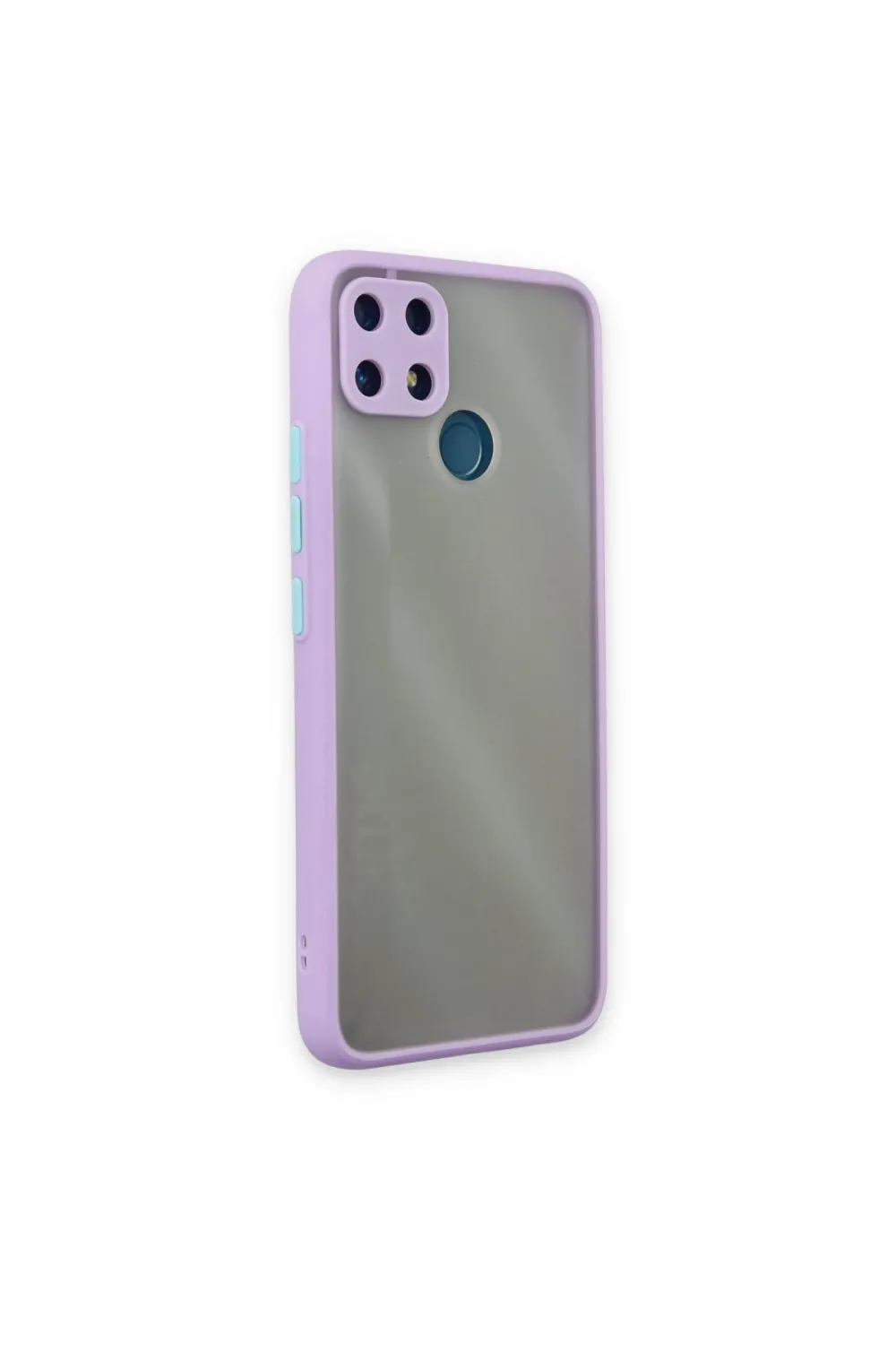 Realme C25 Kılıf Montreal Silikon Kapak - Mor