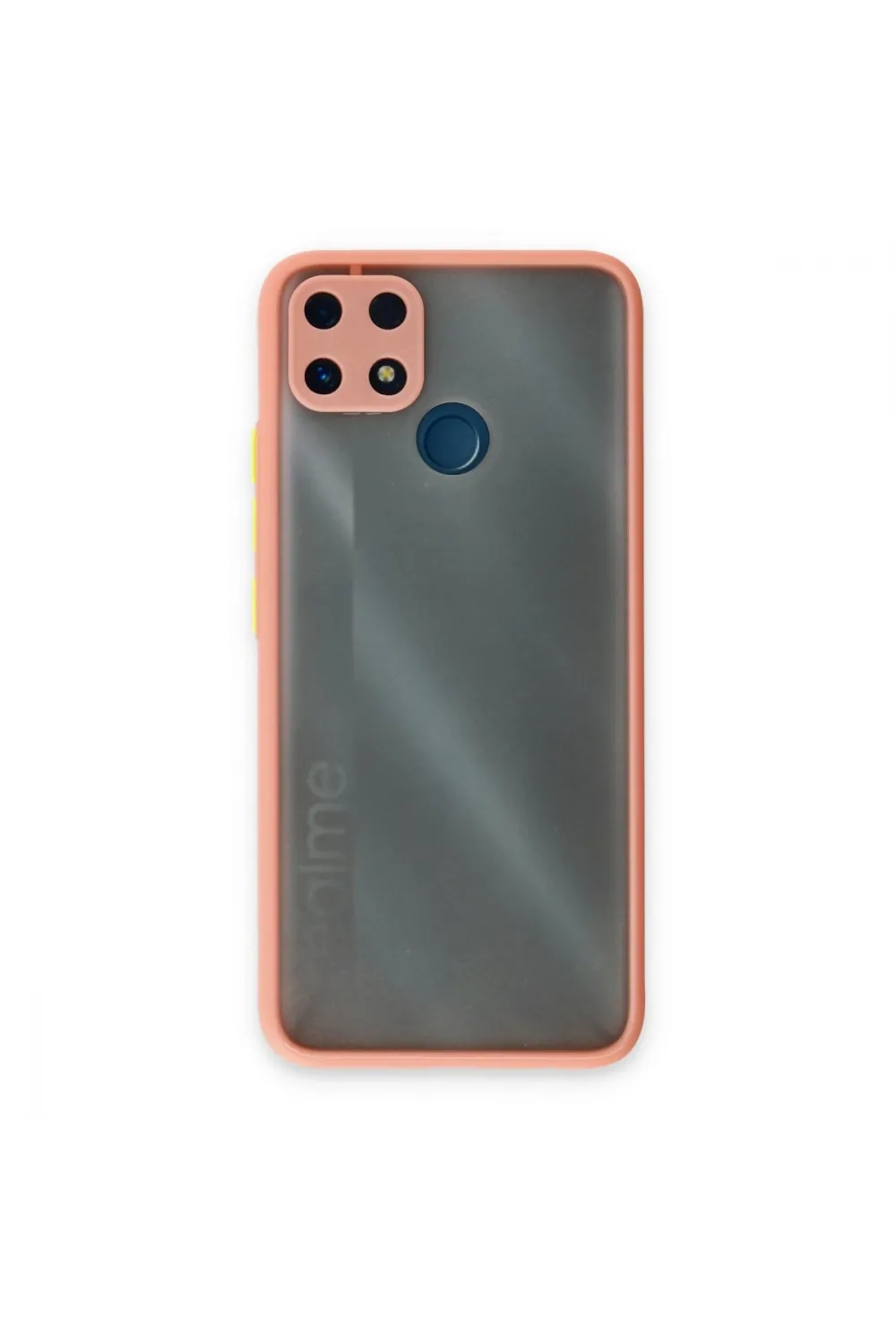 Realme C25 Kılıf Montreal Silikon Kapak - Pembe