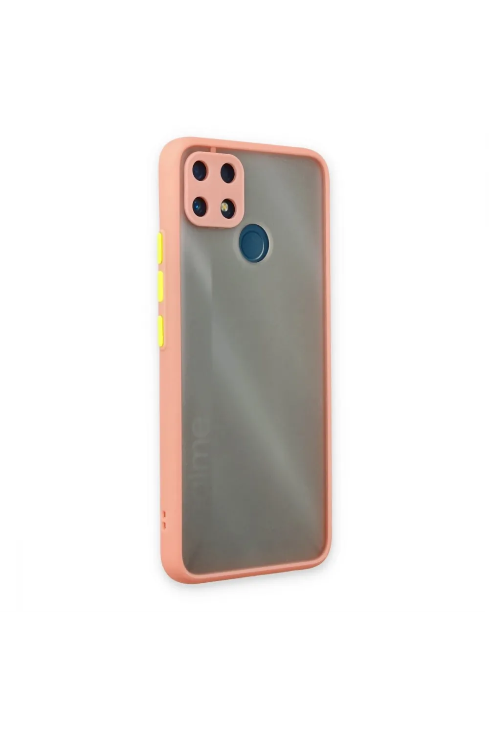 Realme C25 Kılıf Montreal Silikon Kapak - Pembe