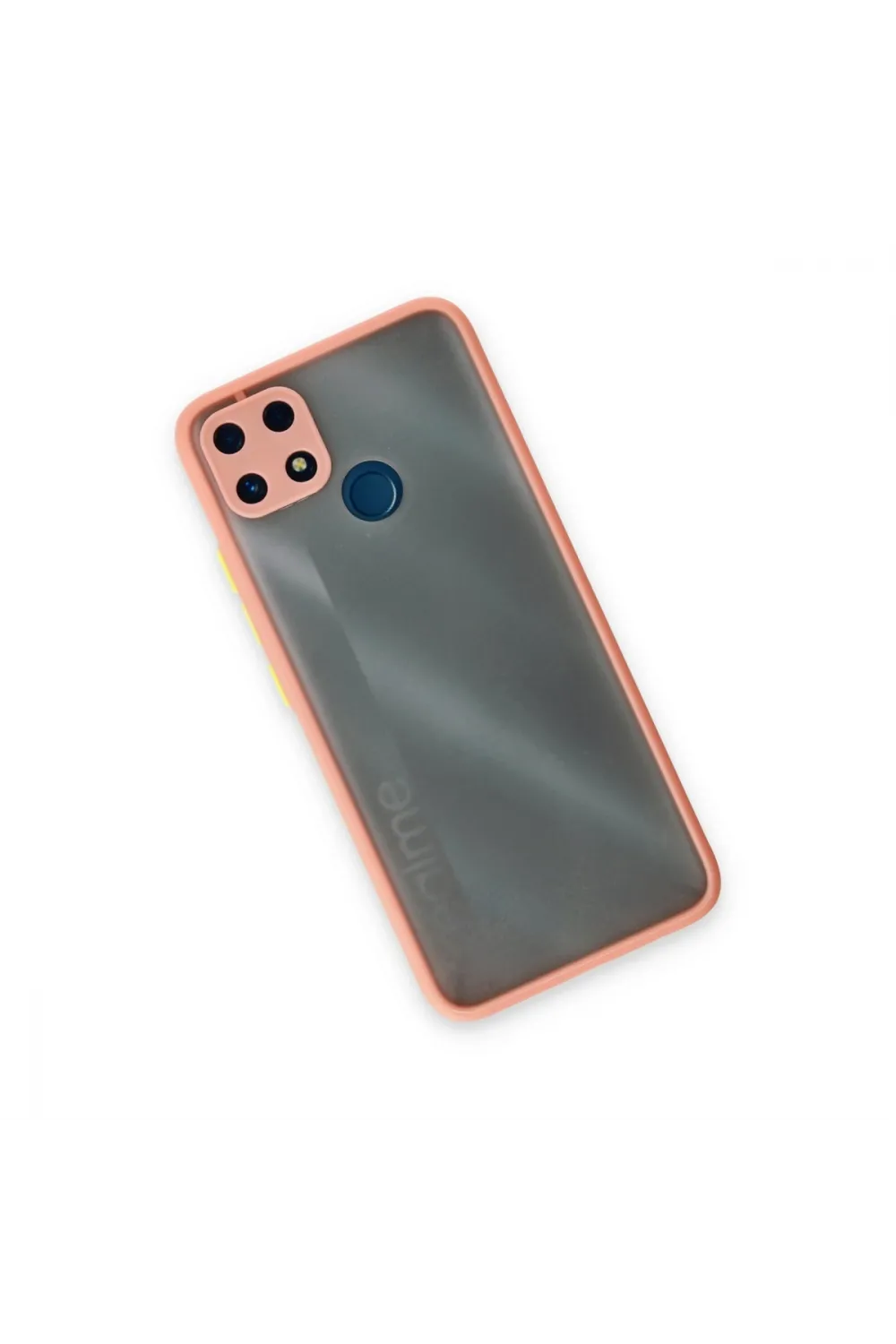 Realme C25 Kılıf Montreal Silikon Kapak - Pembe
