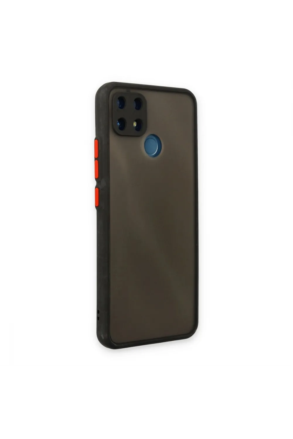 Realme C25 Kılıf Montreal Silikon Kapak - Siyah