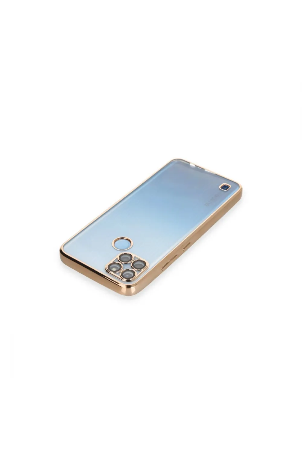 Realme C25y Kılıf Razer Lensli Silikon - Gold