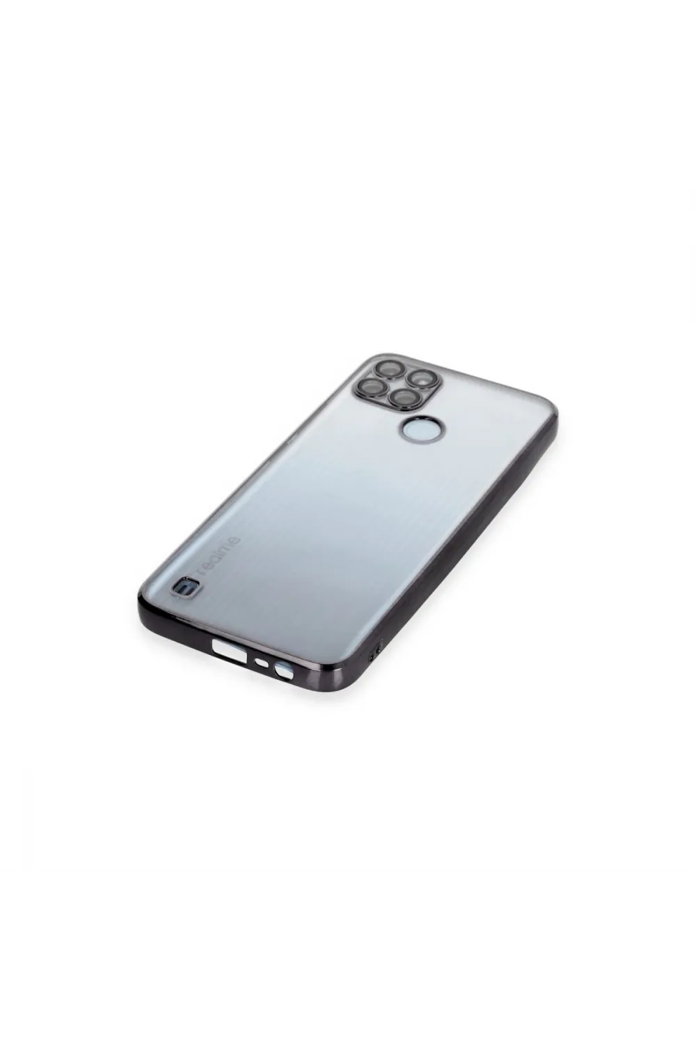 Realme C25y Kılıf Razer Lensli Silikon - Siyah