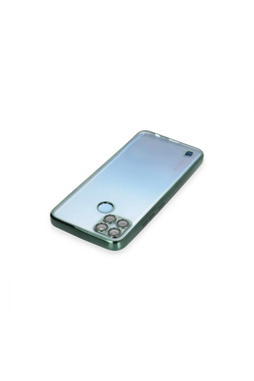 Realme C25y Kılıf Razer Lensli Silikon - Yeşil
