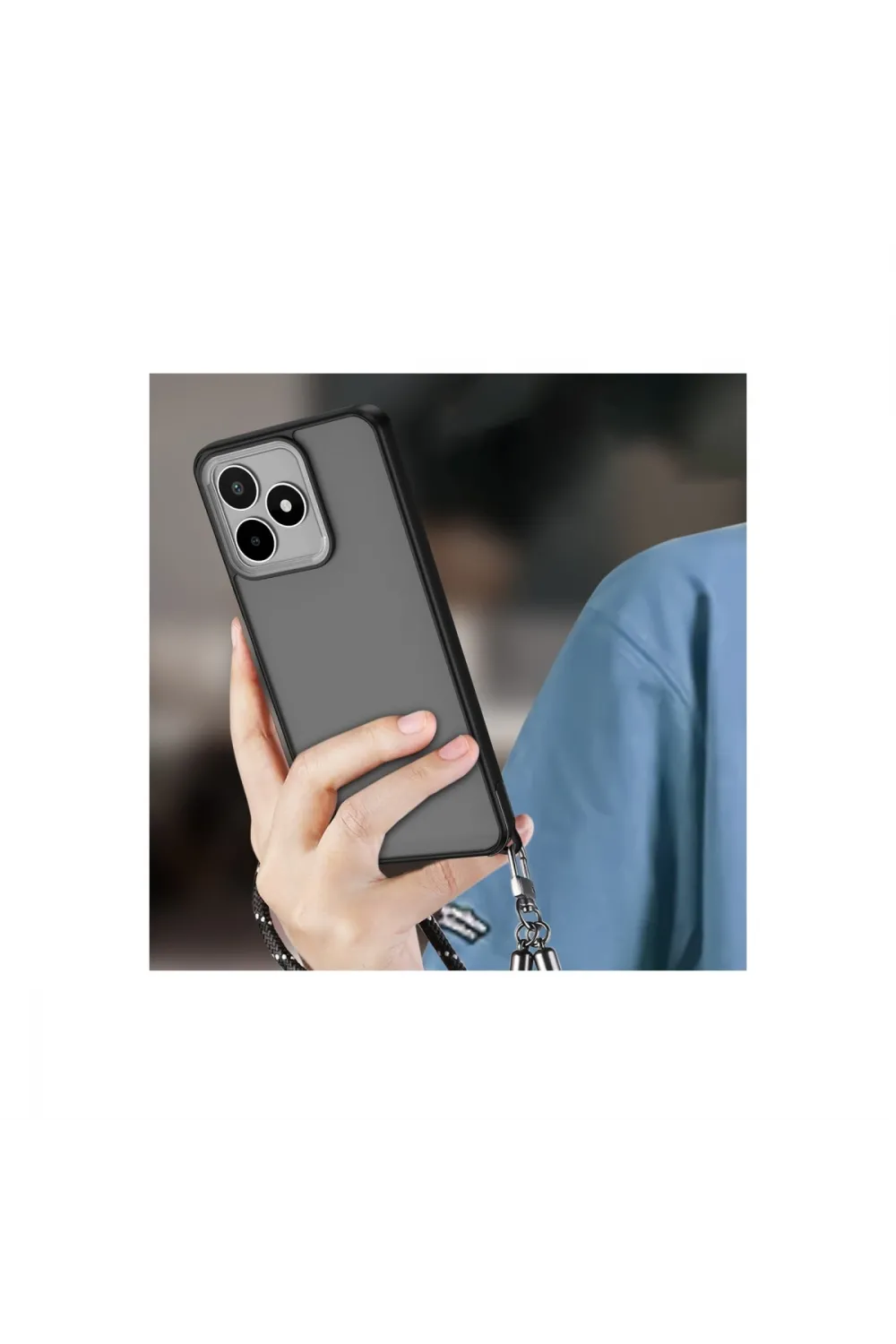 Realme C53 Kılıf Elegant Kapak - Derin Mor