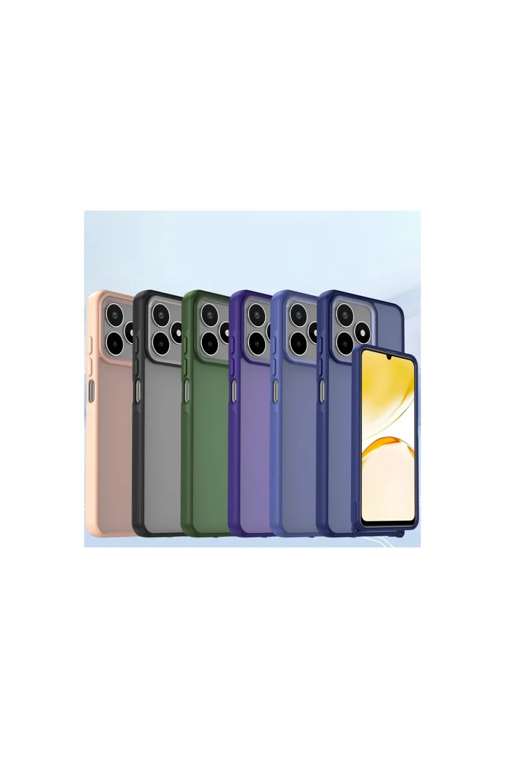 Realme C53 Kılıf Elegant Kapak - Derin Mor