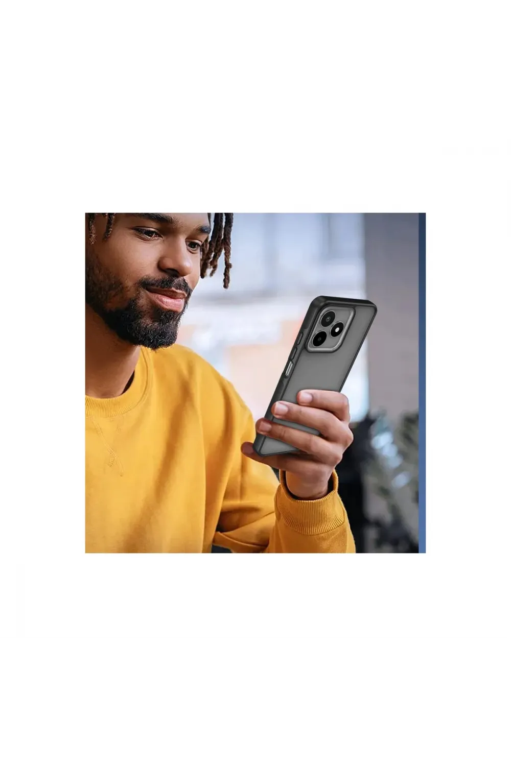 Realme C53 Kılıf Elegant Kapak - Pudra