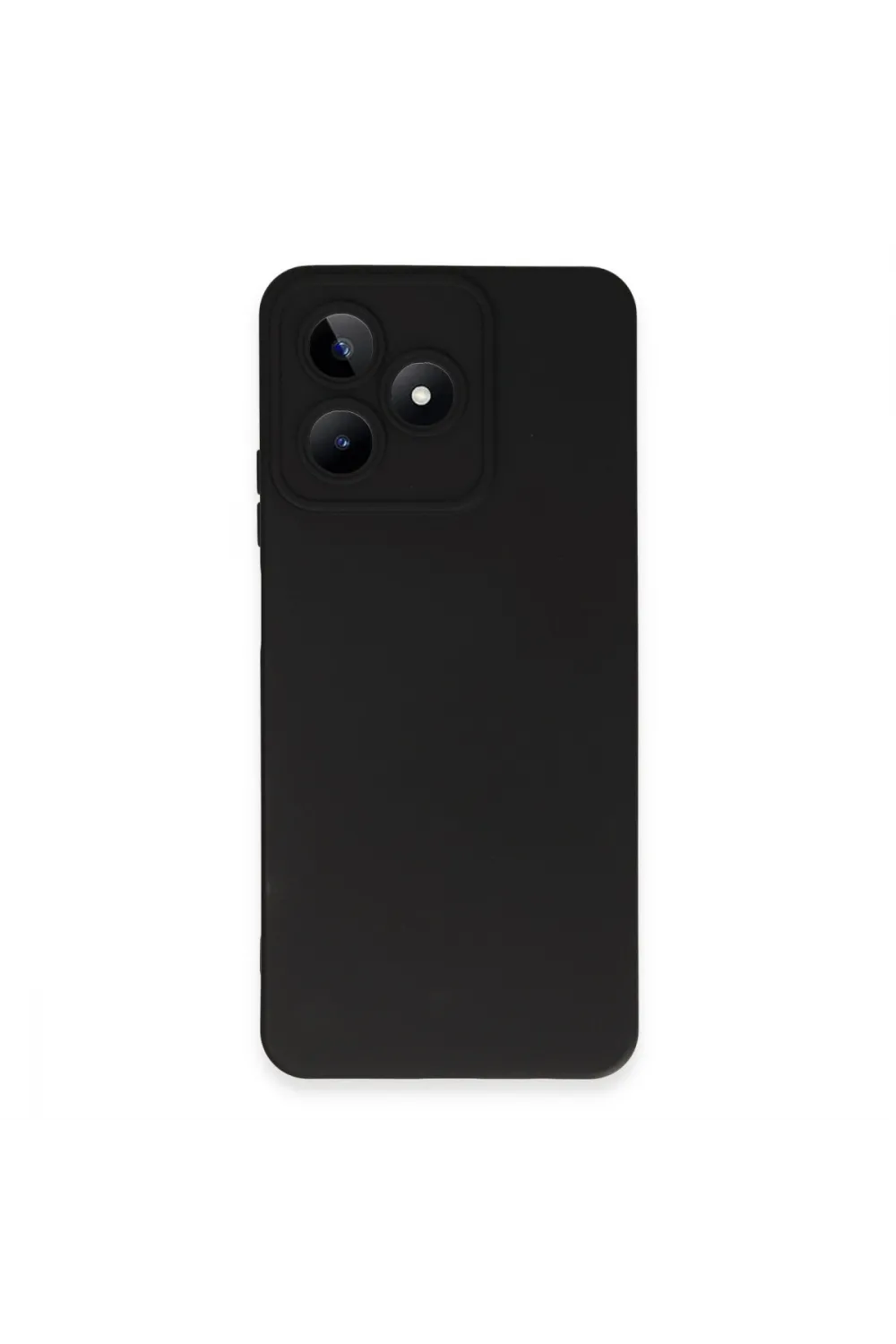 Realme C53 Kılıf Nano İçi Kadife Silikon - Siyah