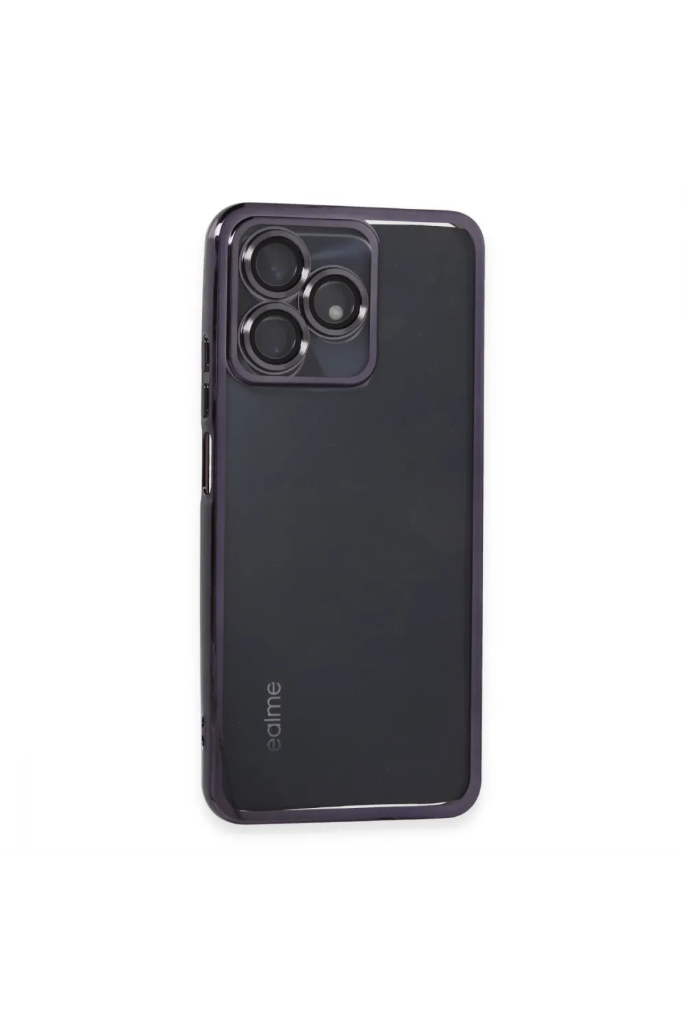 Realme C53 Kılıf Razer Lensli Silikon - Mor