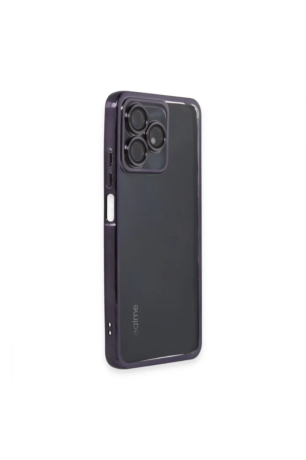 Realme C53 Kılıf Razer Lensli Silikon - Mor
