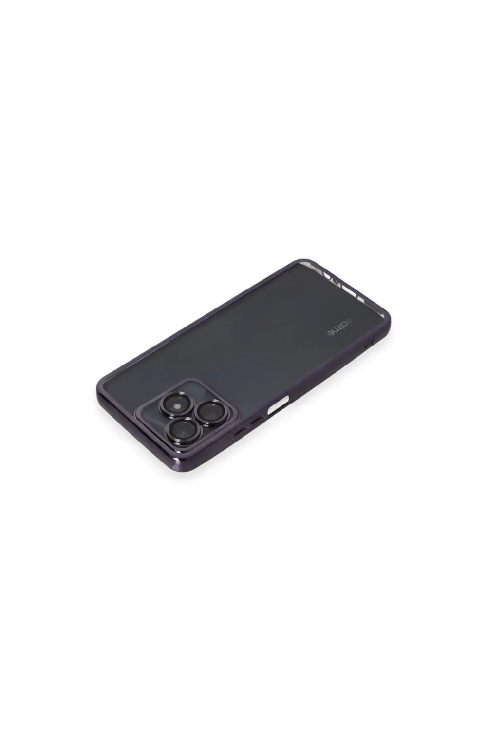 Realme C53 Kılıf Razer Lensli Silikon - Mor