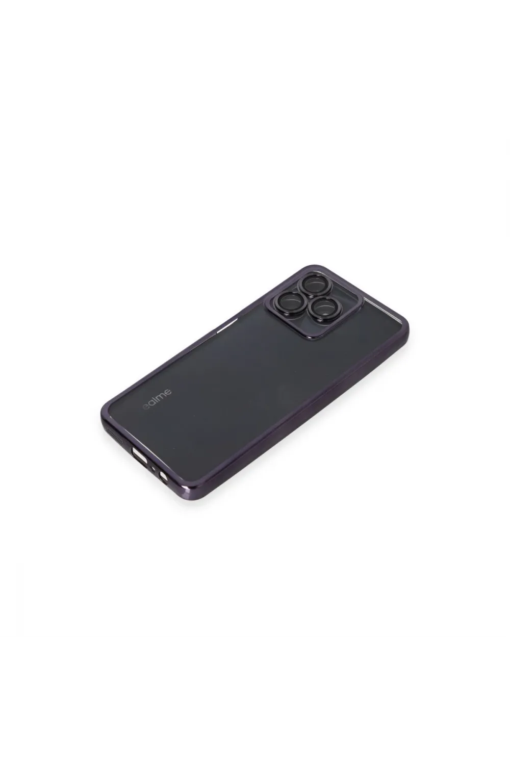 Realme C53 Kılıf Razer Lensli Silikon - Mor