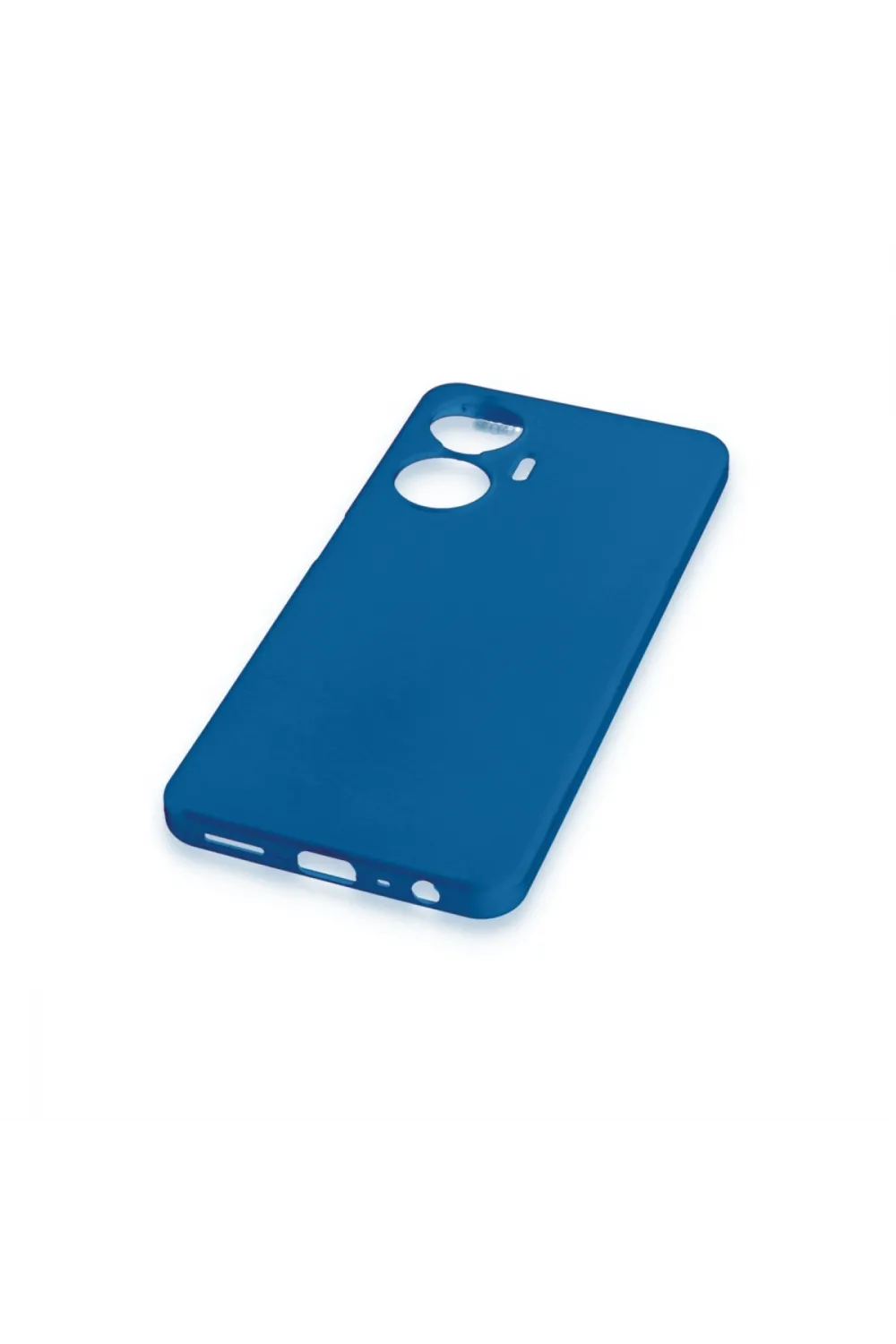 Realme C55 Kılıf First Silikon - Mavi