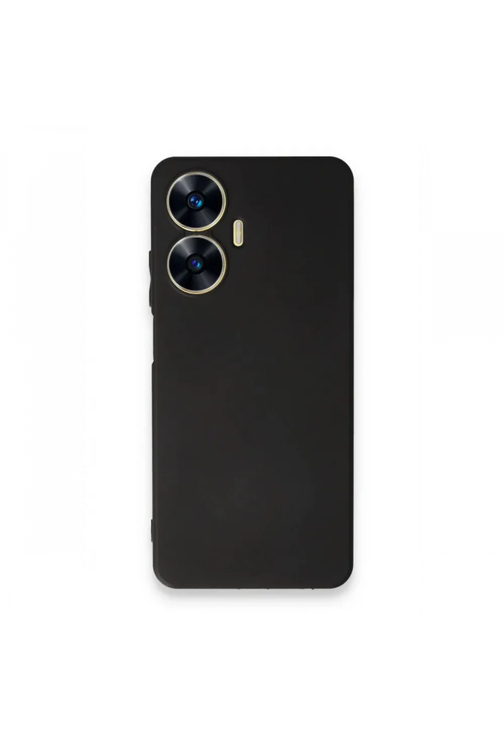 Realme C55 Kılıf First Silikon - Siyah